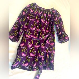 Kit+lili purple fall dress 3T